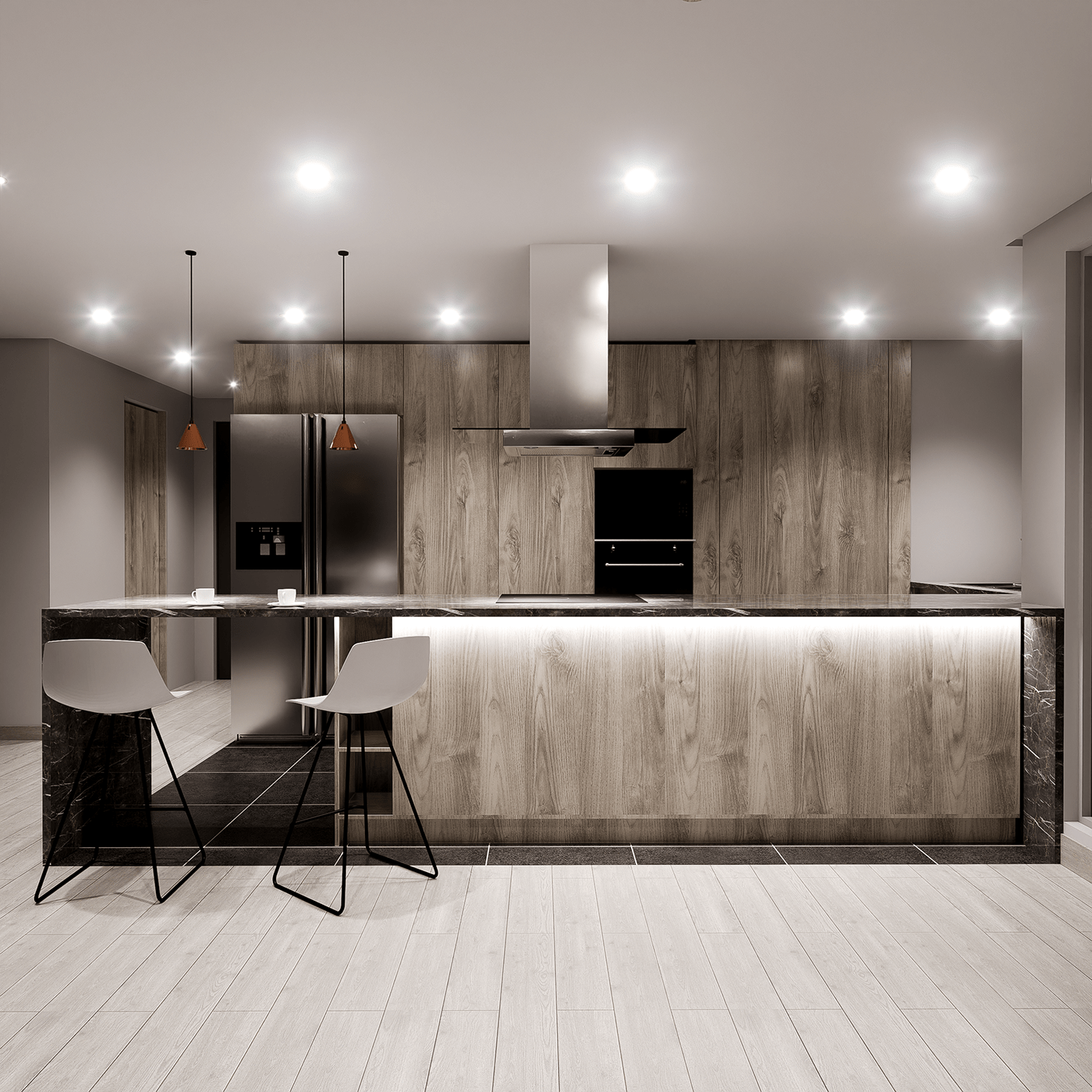 arquitectura cocina kitchen kitchen design archviz diseño diseñodeinteriores Interiorismo D5 Render