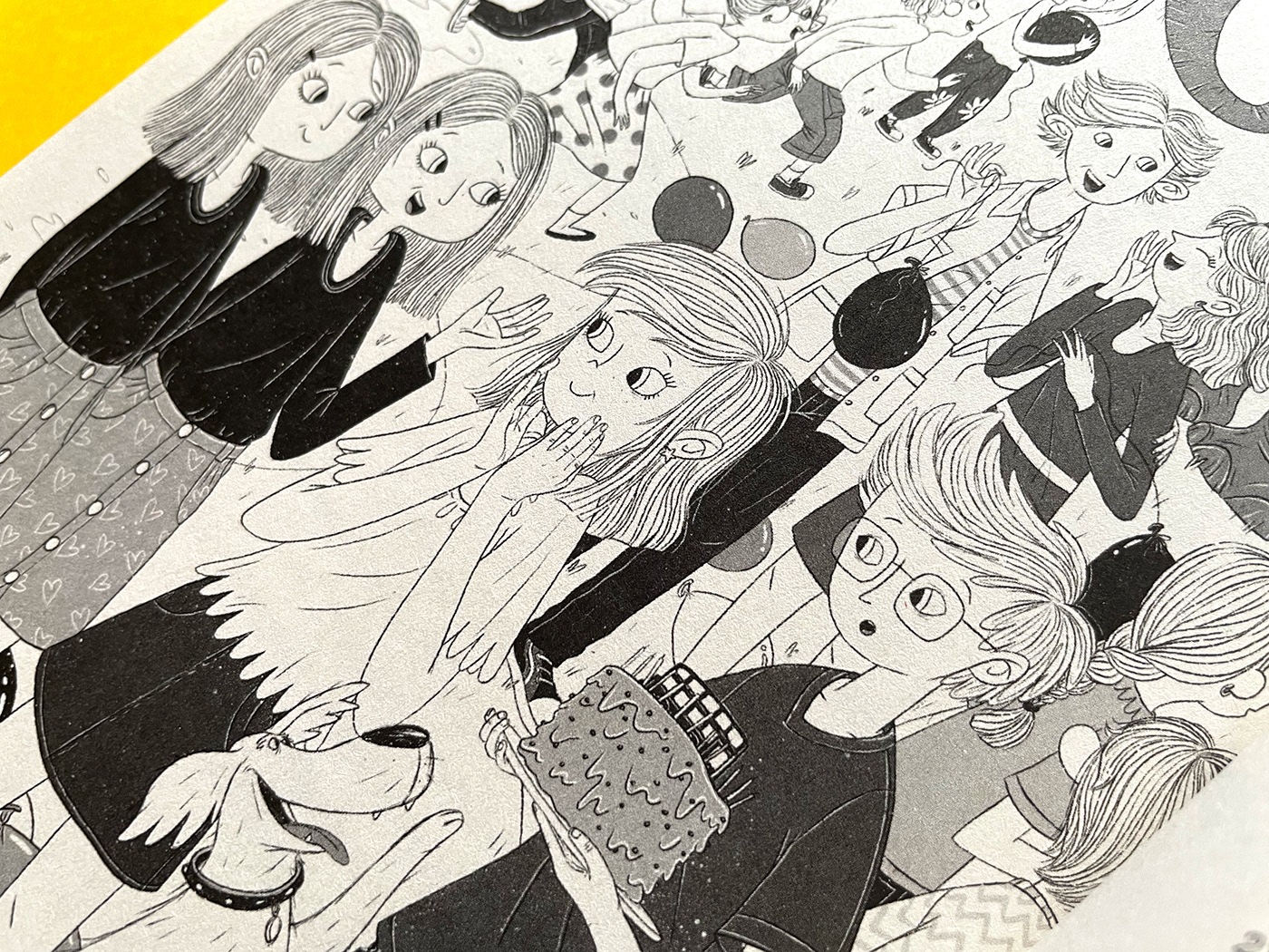 black and white Book Series Character design  character designs design digital illustration Drawing  ILLUSTRATION  Illustrator monocrome