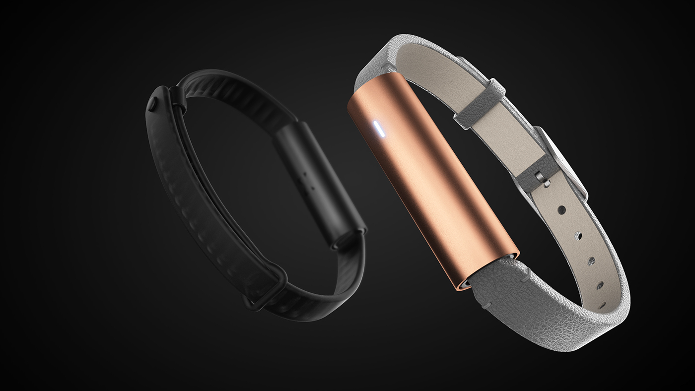 fitness Wearable Technology tracker lifestyle Fashion  band pure cylinder metallic