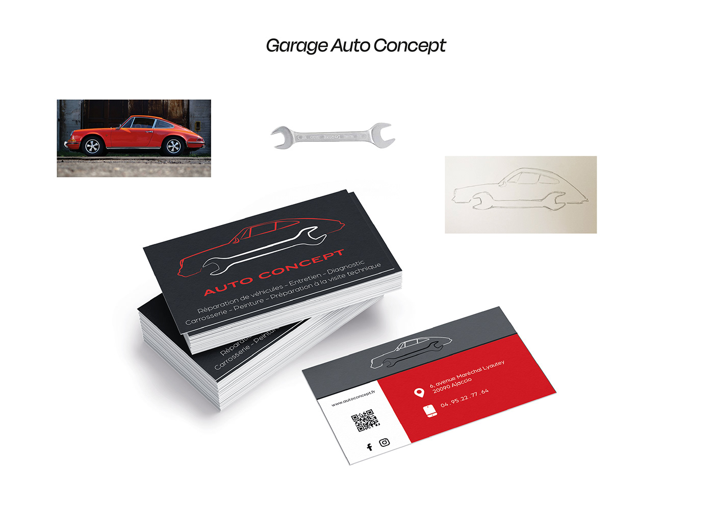 garage avocat carte de visite business card Logo Design logos