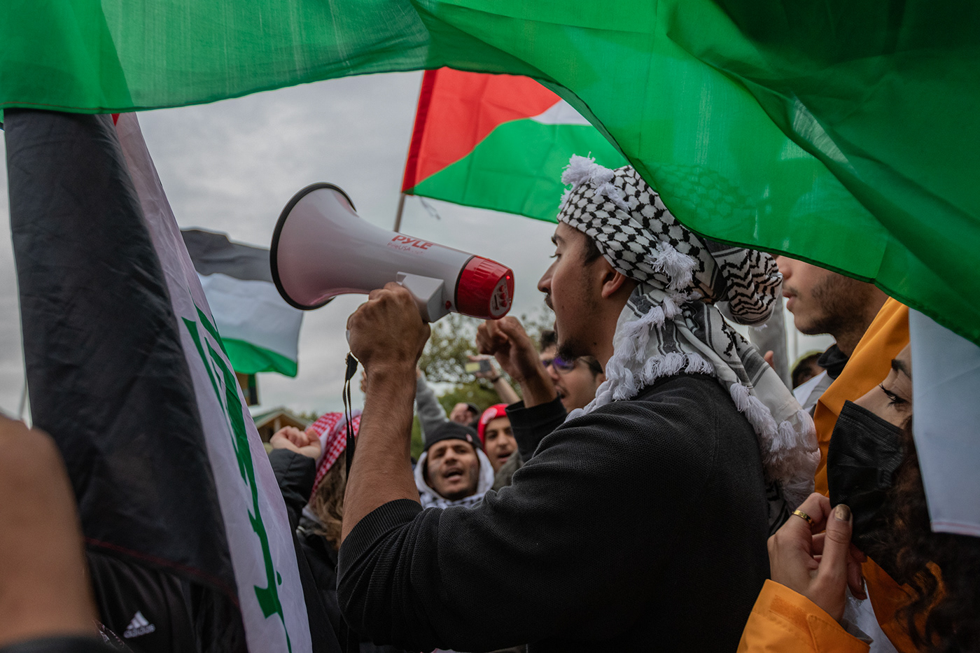 palestine gaza israel detroit protest riot Michigan