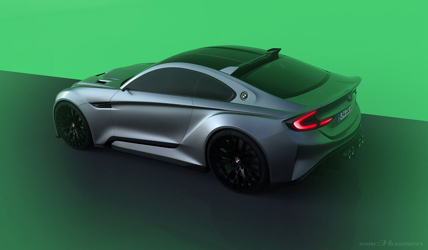 BMW cardesign concept CSL emrEHusmen future m4 m4csl Mpower munich