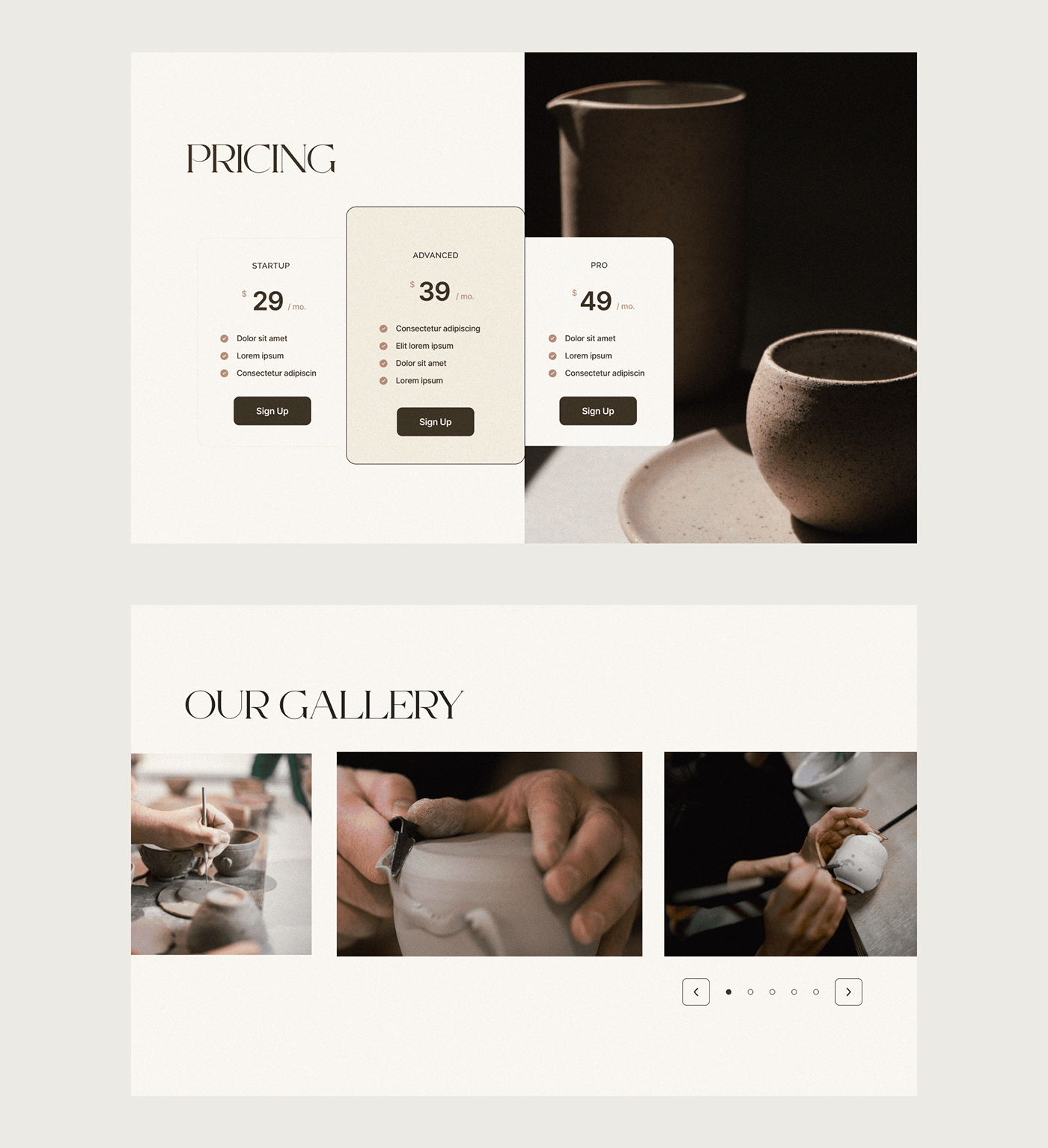 design landing page landing Web Design  Figma Website Adaptive clay brand identity Buisness