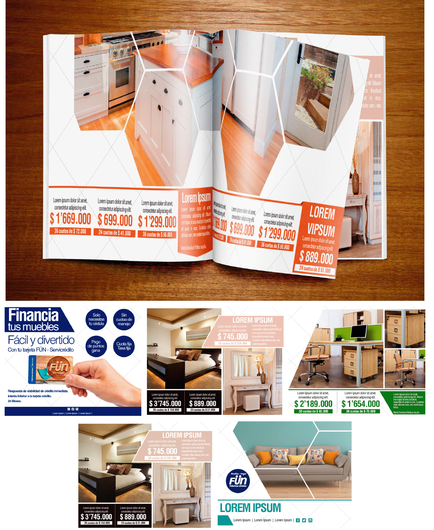 brochure editorial design  graphic design  Layout magazine revista