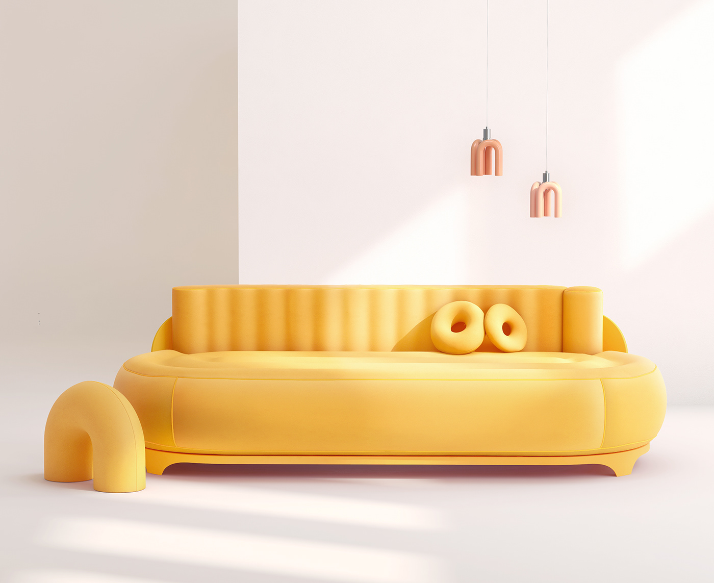 dongdong furniture sofa design fabric massage product tube wave Interior
