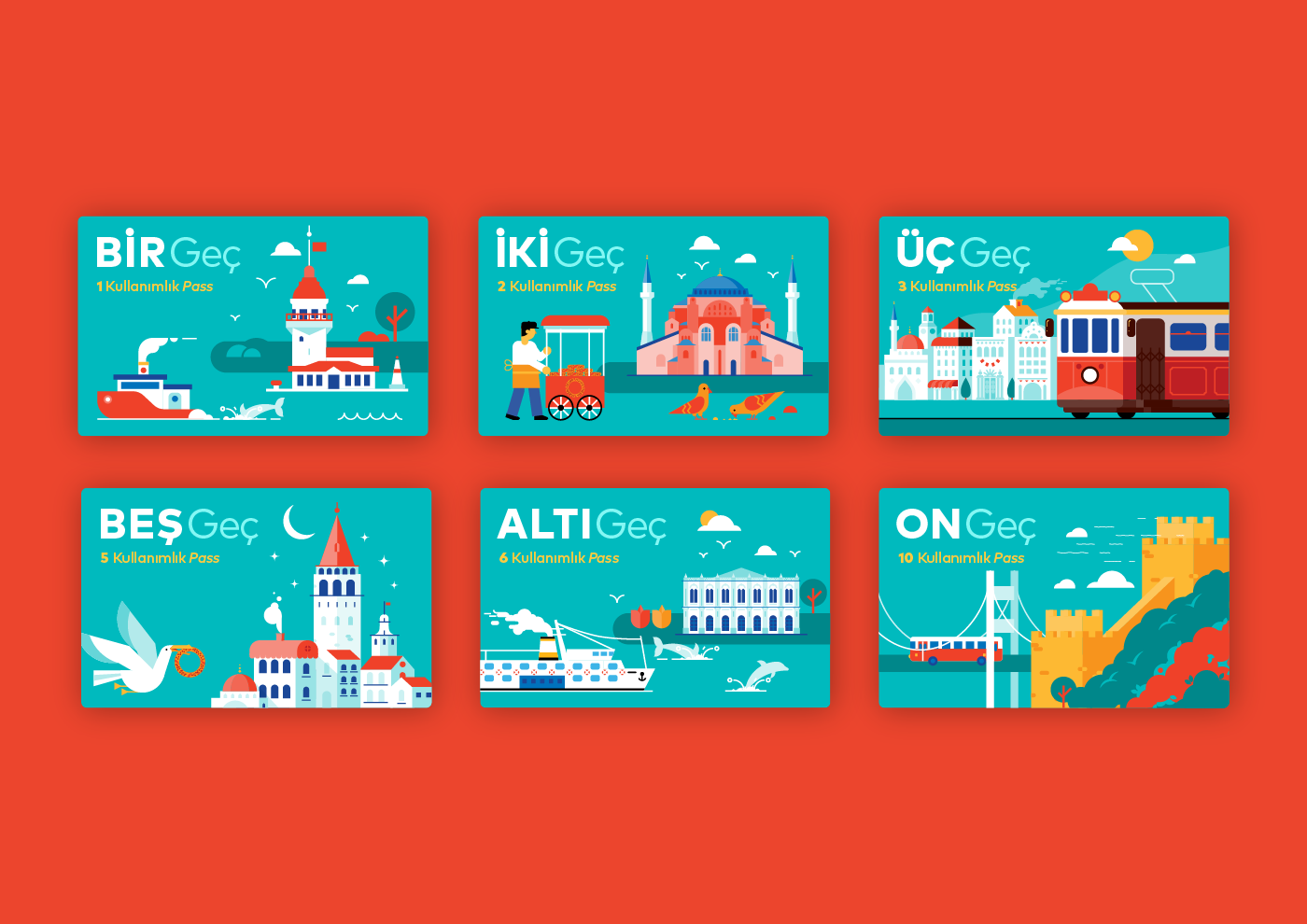 bus card city Icon ILLUSTRATION  istanbul metro transportation Travel