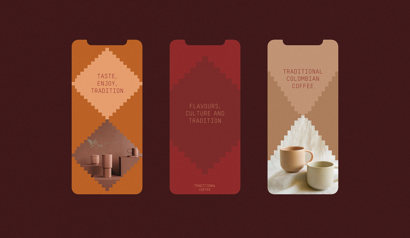 Coffee colombia visual identity branding  graphic design  Packaging art direction  Logo Design brand identity minimal