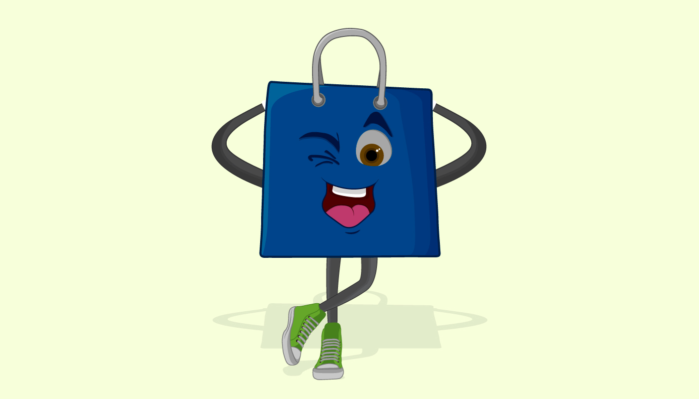 personaje Character design graphic ilustration Illustrator vector market bag