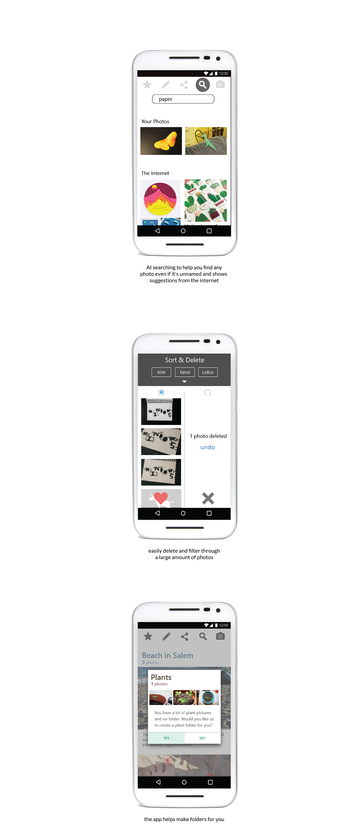 Photography  app ux UI tools features phone
