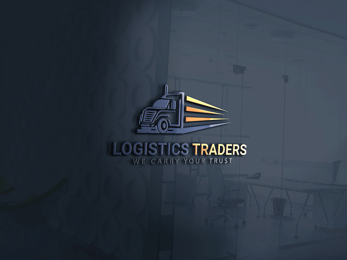 driver delivery courier export import Logistics Traders Logo design logo folio minimalist modern sea freight shipping cargo transportation transport Trucking Truck warehouse logistik