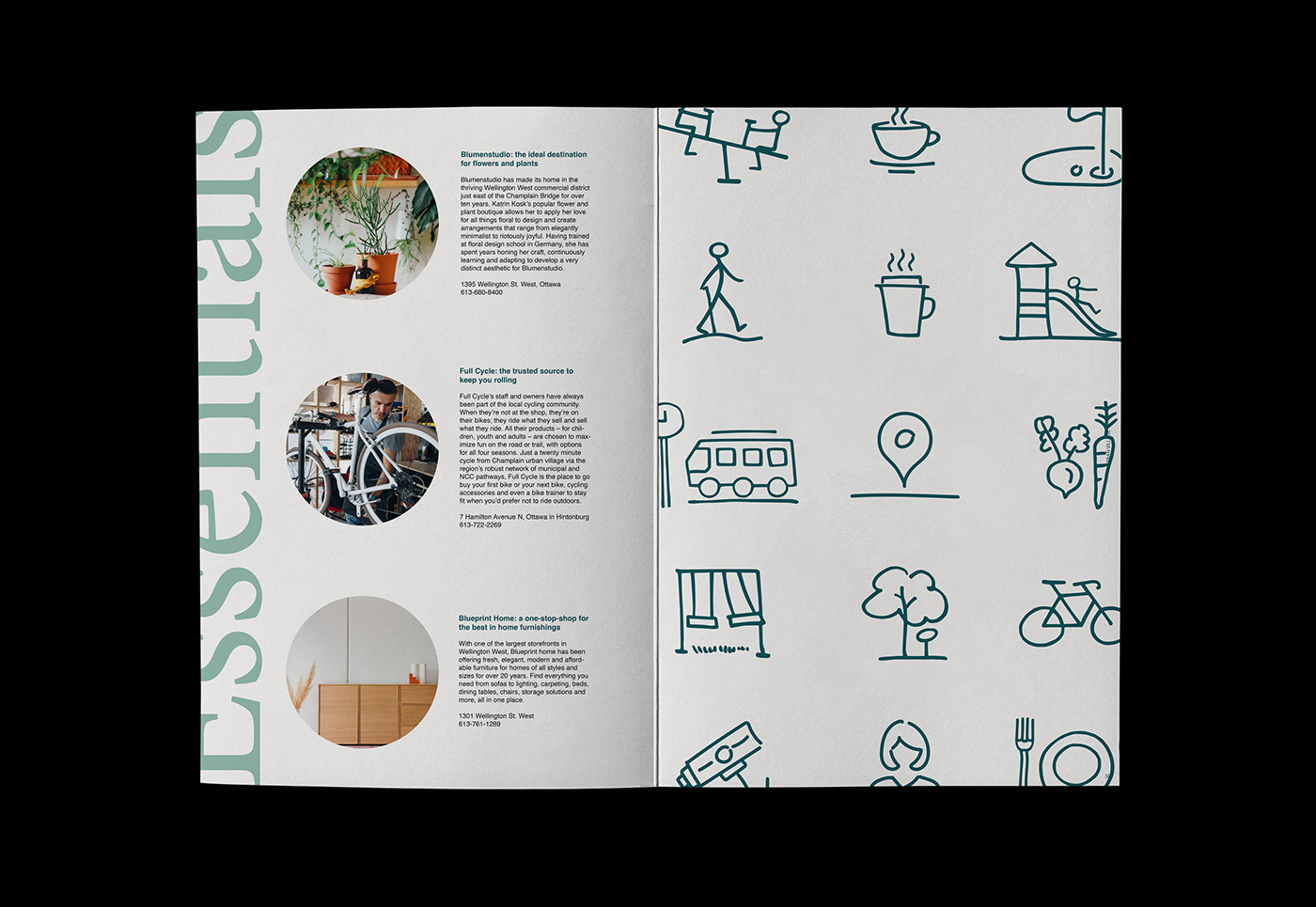 magazine editorial Layout print brand identity grid system Magazine design cover clairoux