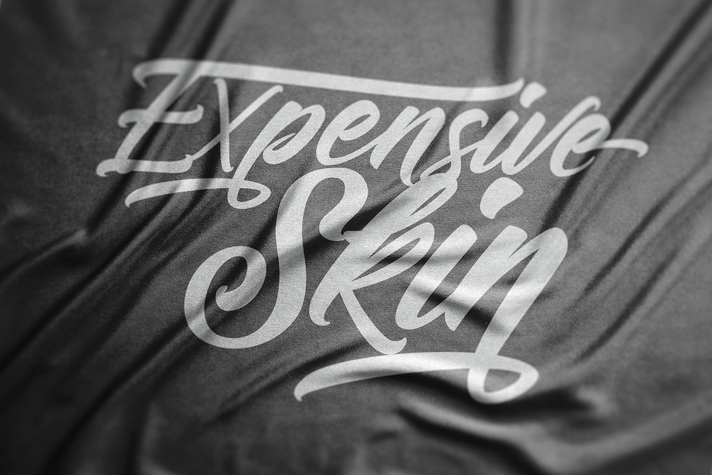 apparel lettering typography  
