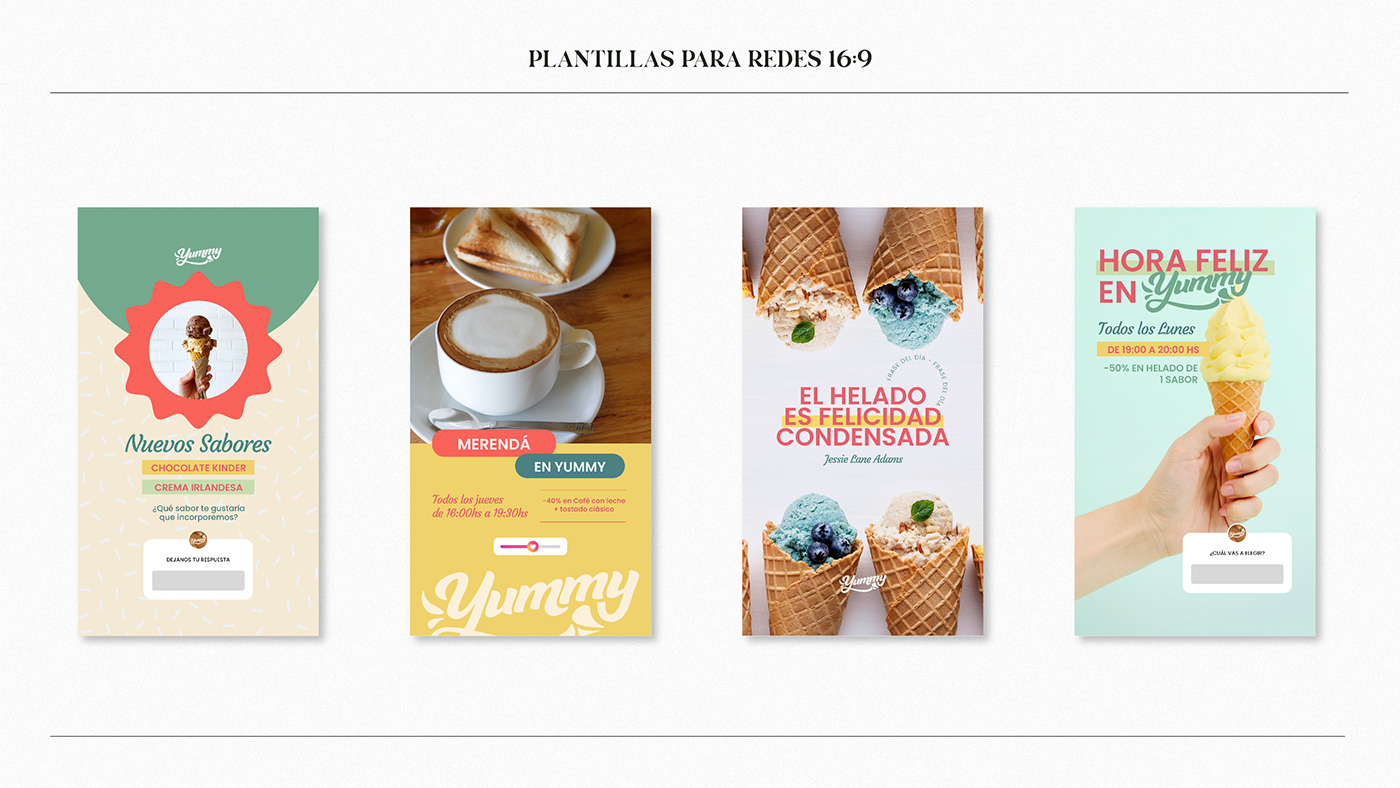 brand Brand Design Branding Identity Coffee Gelato ice cream identity Logo Design visual identity yummy