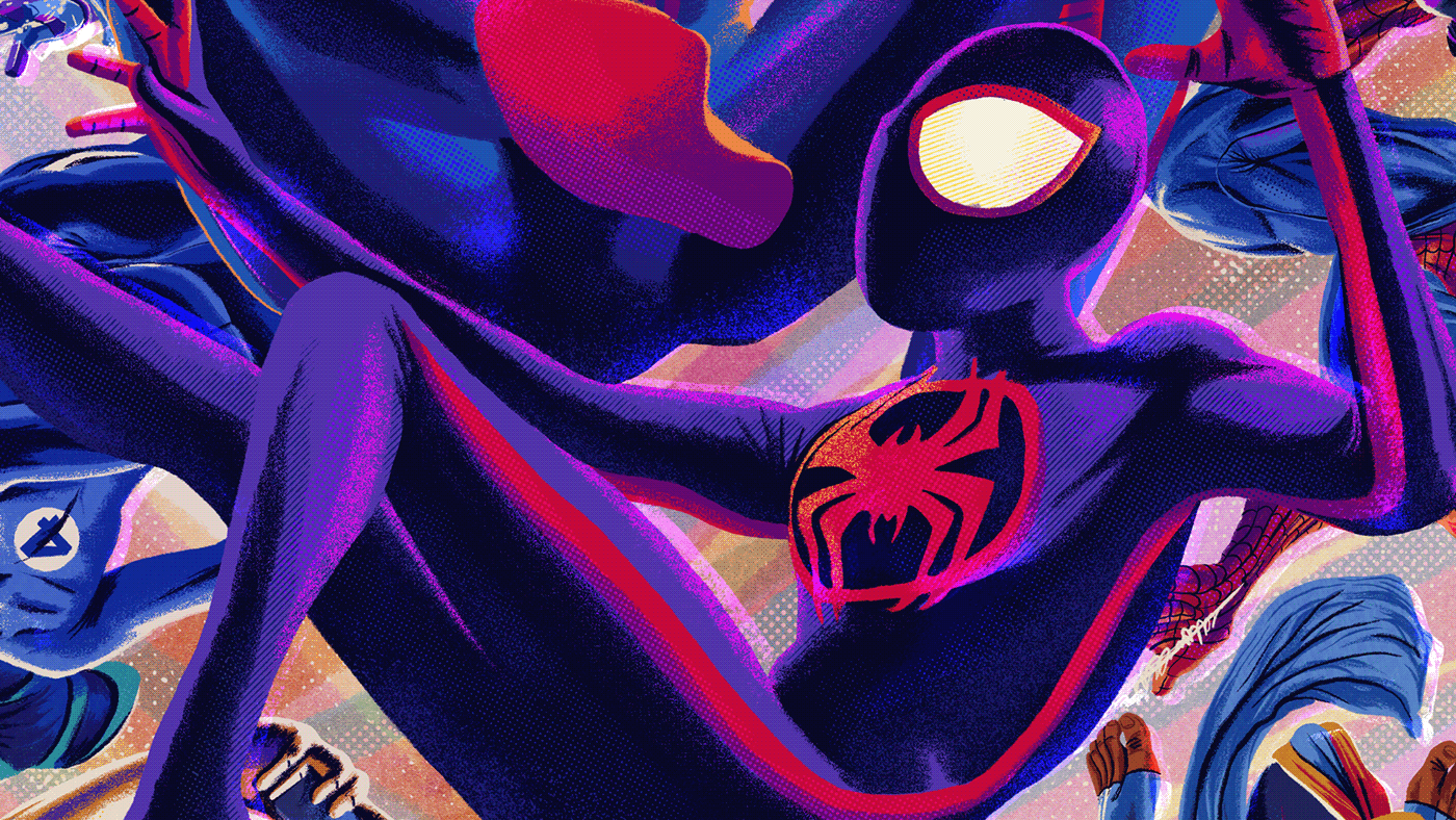 Spider Man marvel comics digital illustration art poster Poster Design ILLUSTRATION  Digital Art  Character design 