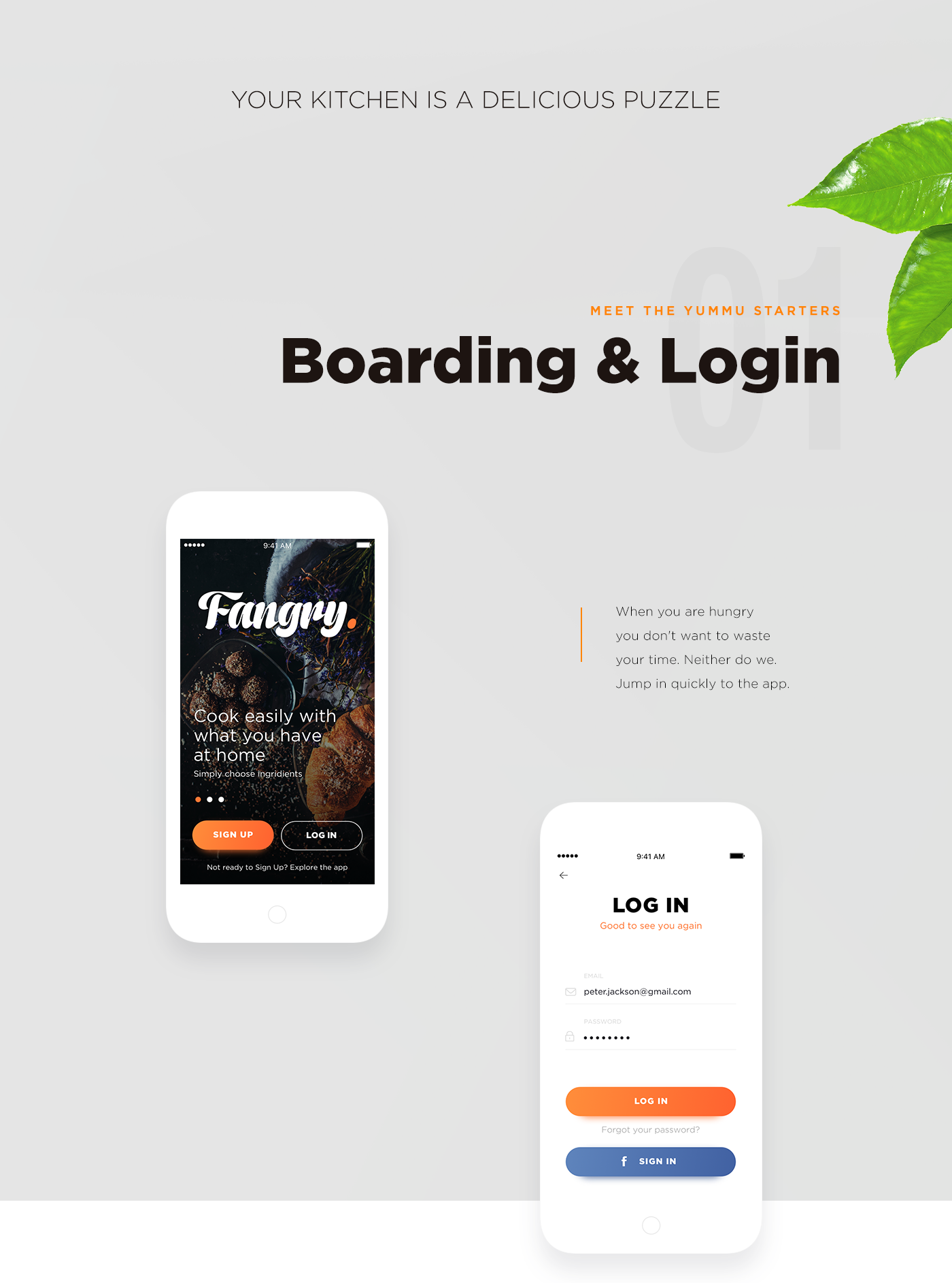 Interaction Design: Fangry Food Mobile App