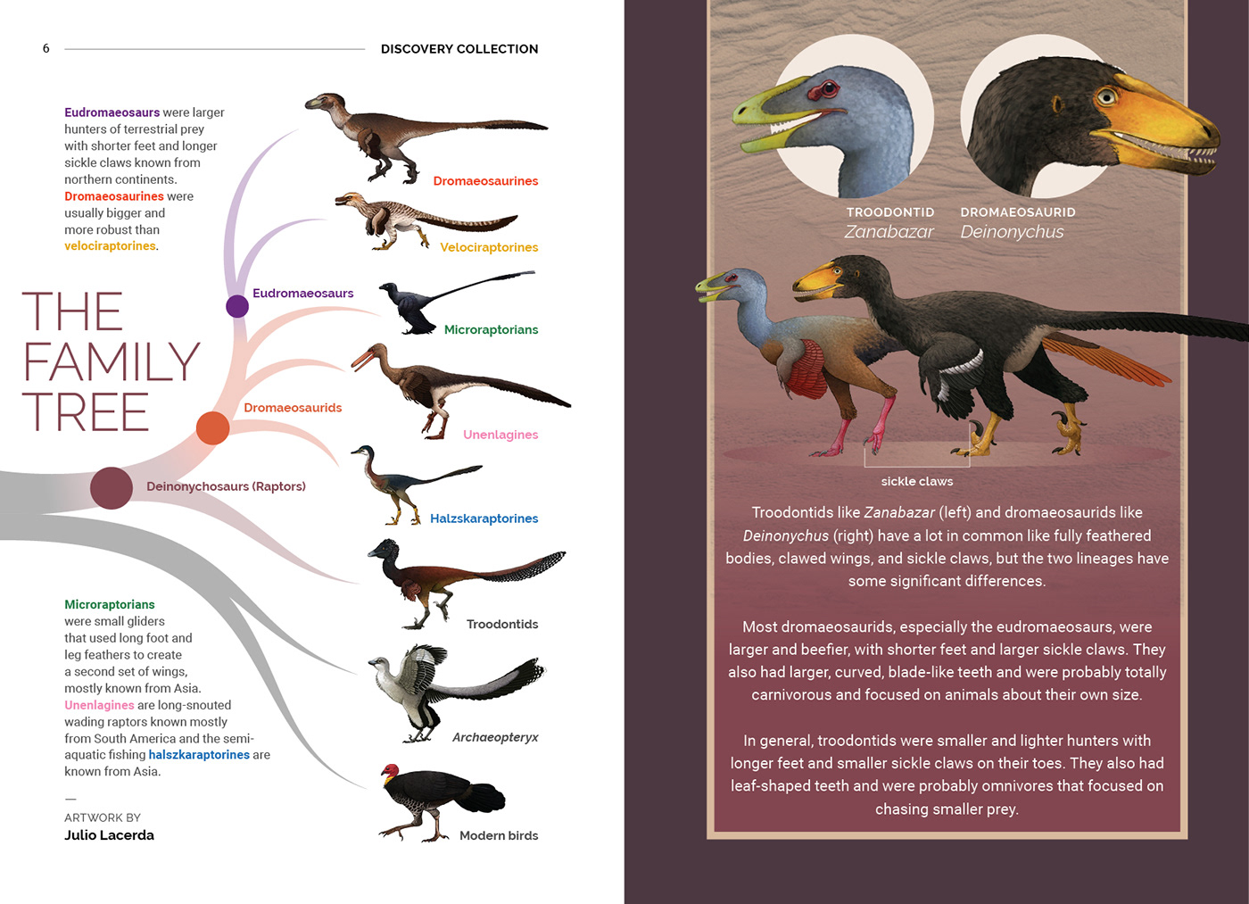 Dinosaur paleontology paleoart science scientific illustration raptor animal bird creature Fossil