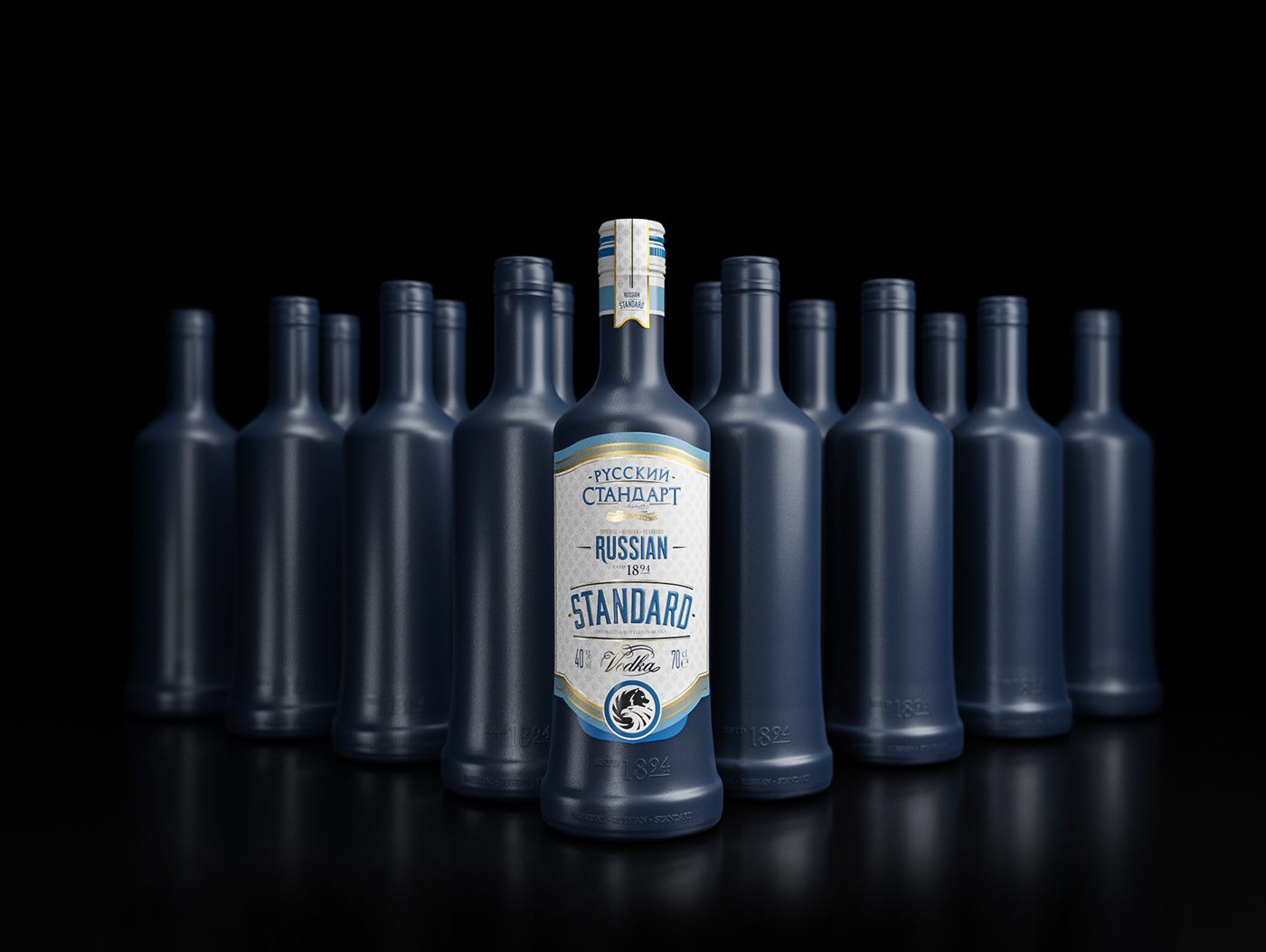 Labeldesign Packaging bottle Vodka productdesign liquor premium graphic branding 