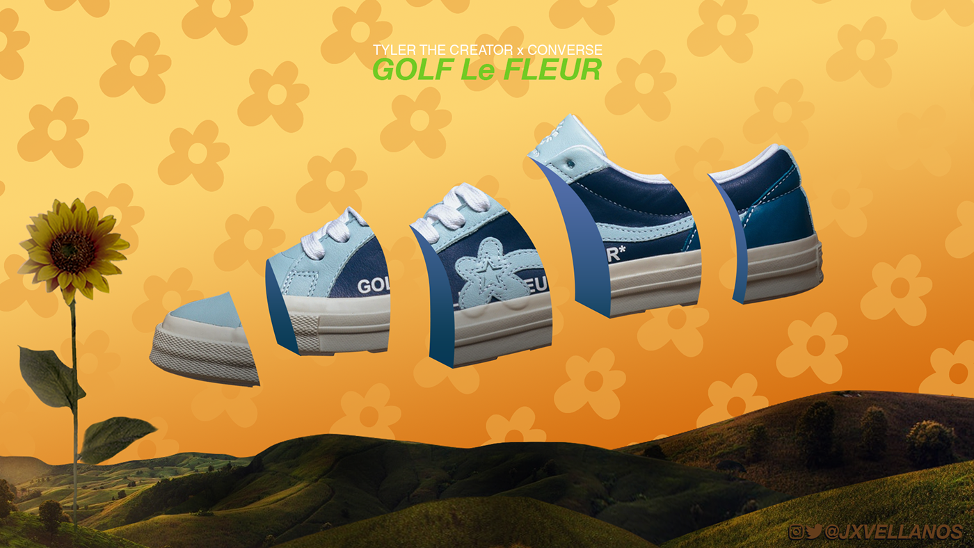 tyler the creator GOLF le FLEUR converse sneakers