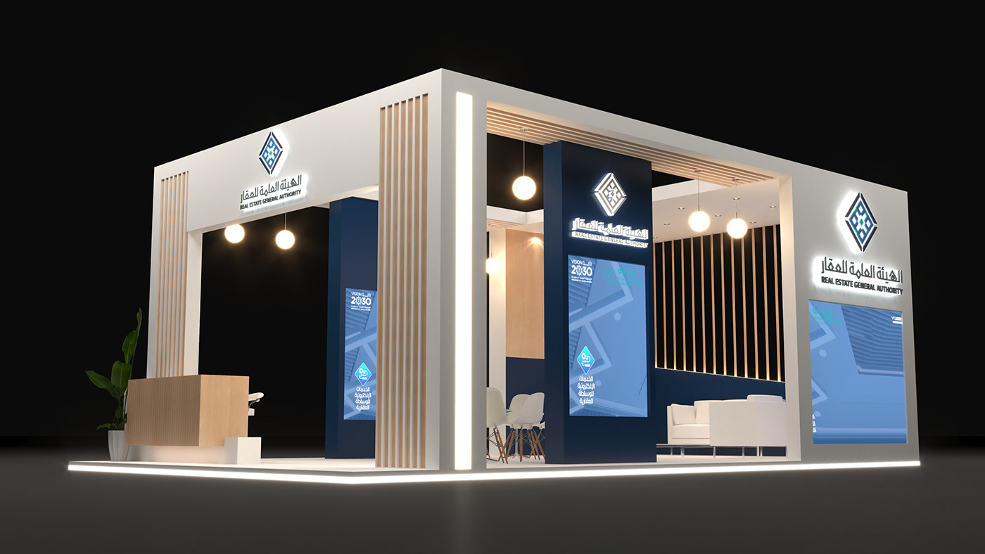 Exhibition  3D vray 3ds max visualization Render