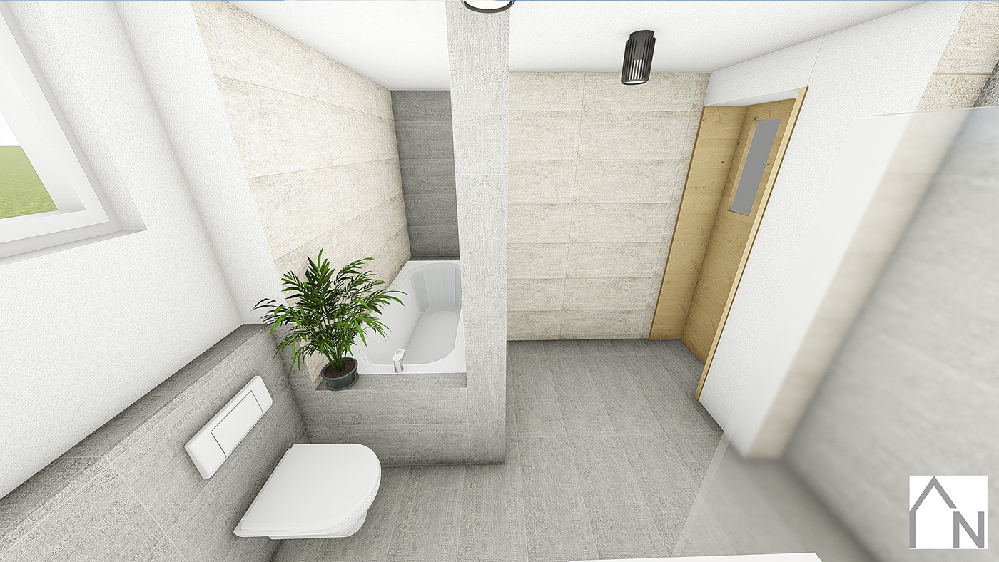 bathroom design interior design  visualization architecture