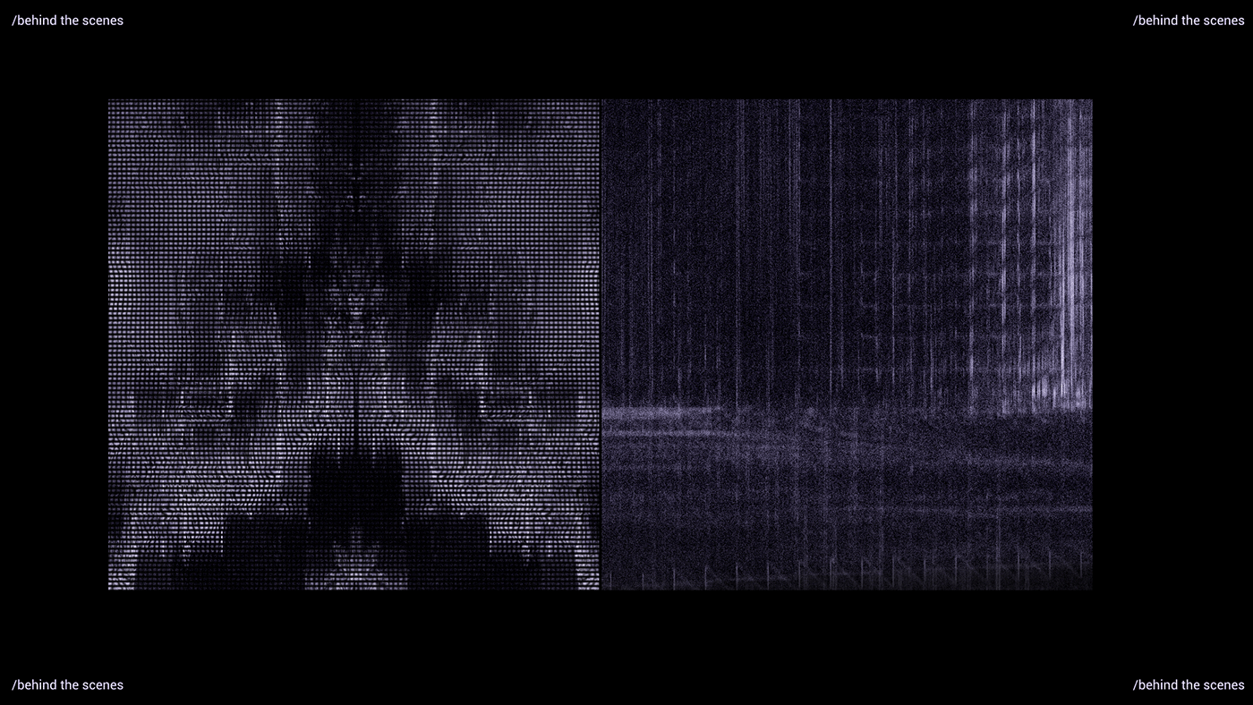 glitch art Ominous dark noir signal antenna distortion abstract experimental CRT