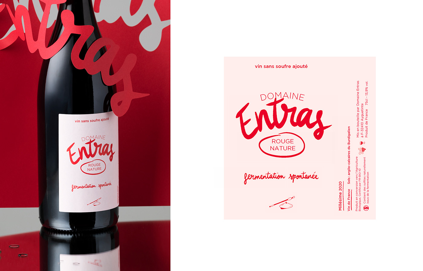 Label wine winelabel lettering print Packaging