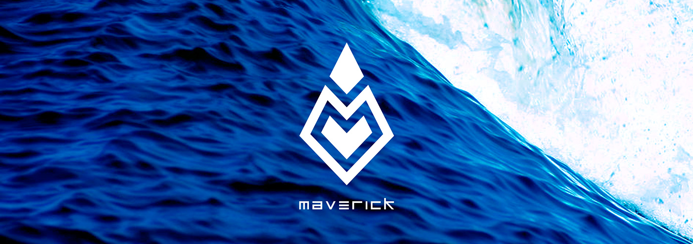 logo RESTYLING business card brand maverick company Logotype negative diamond  edgy blue Logo Design identity design Surf