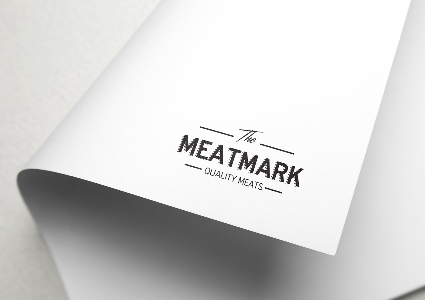 meat design logo red identity Packaging White minimal Food  Food Packaging