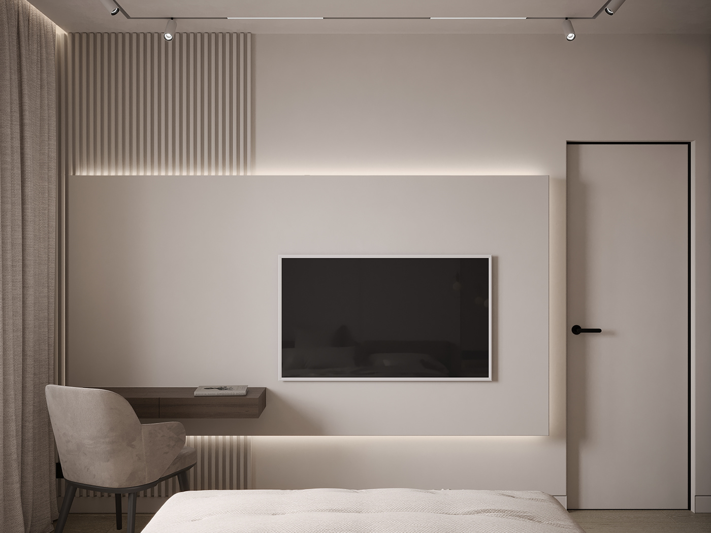 3ds max architecture archviz corona interior design  minimal modern Render simple visualization
