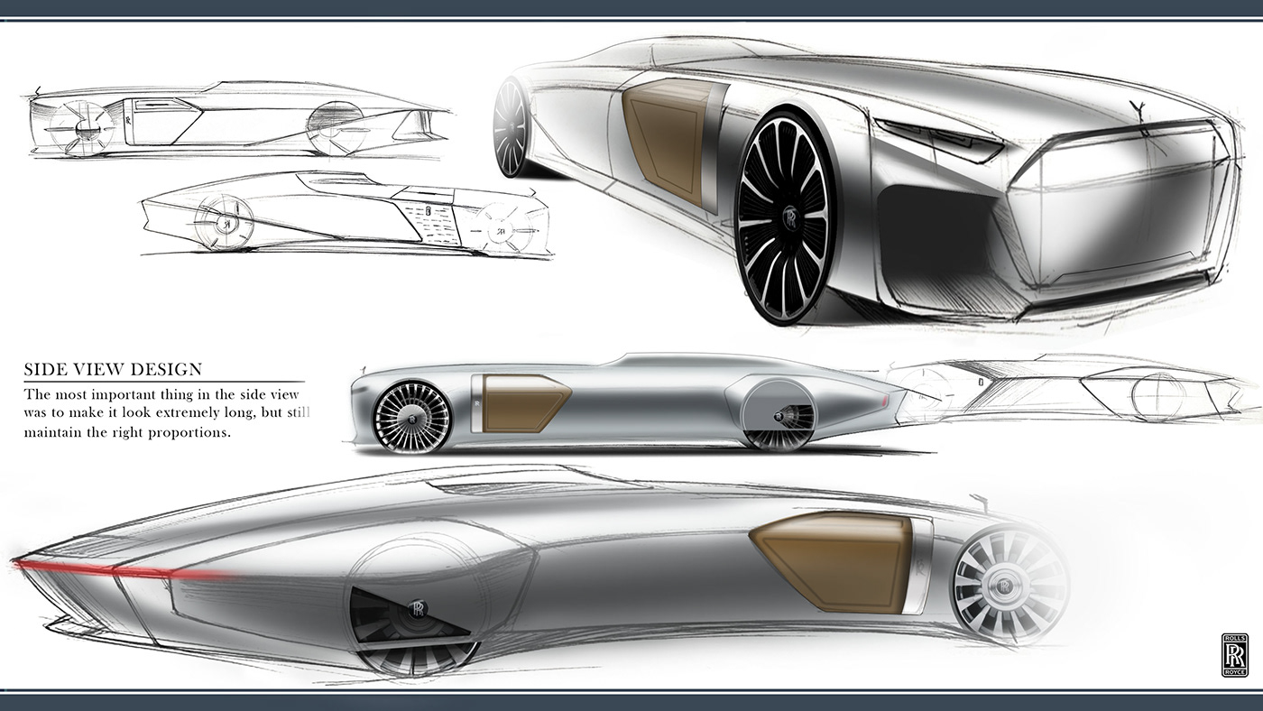 Automotive design cardesign concept car design luxurycars rollsroyce Transportation Design