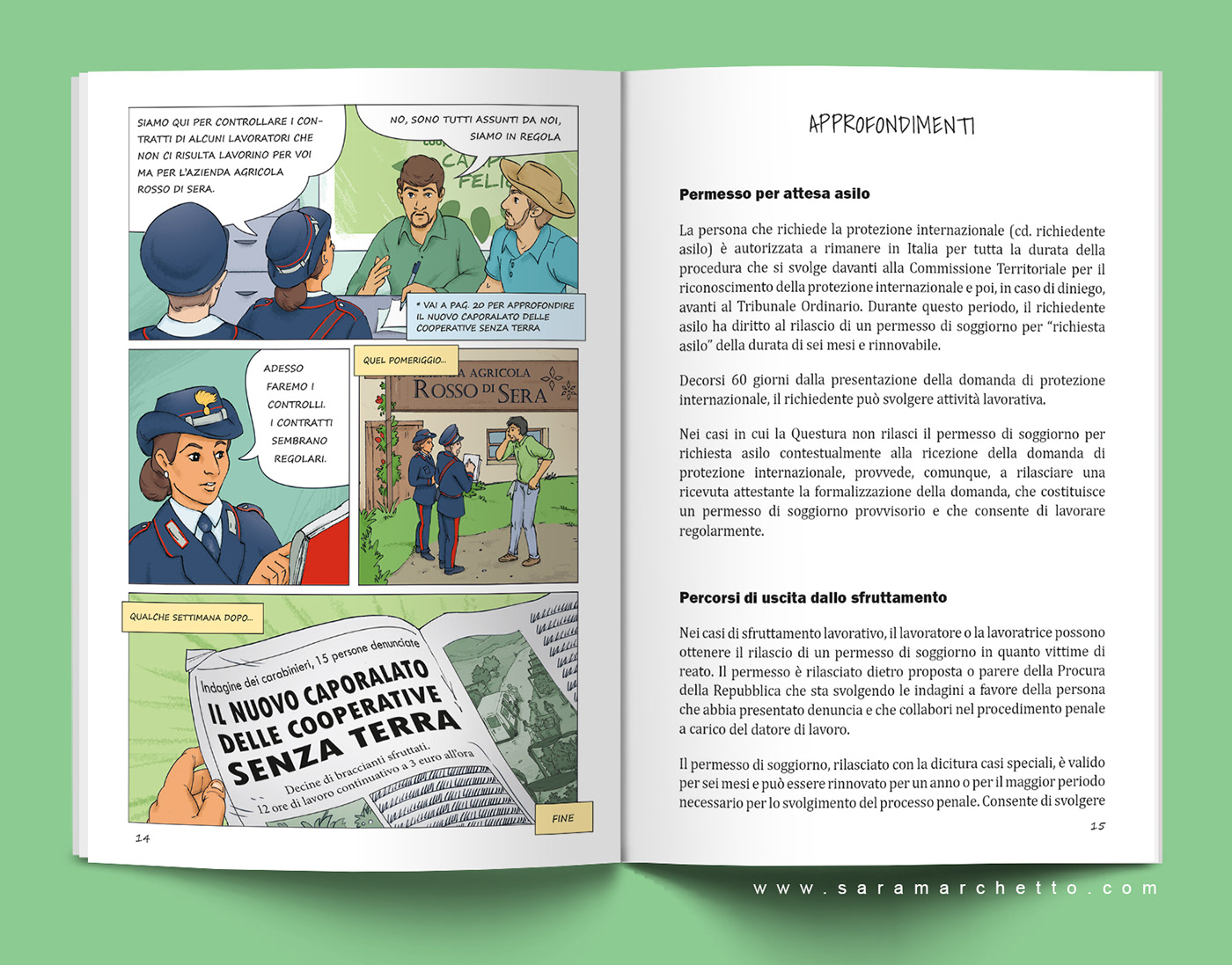 book design digital illustration institutional Comic Book Layout comic art Character design  Immigration Education print