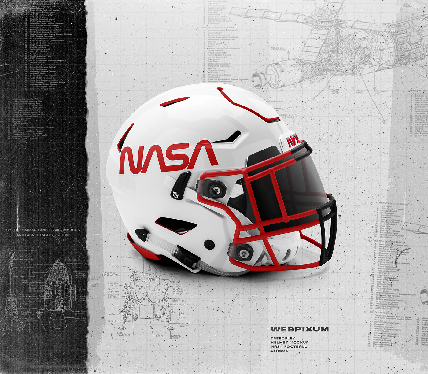 Download NFL Speedflex Helmet Mockup PSD & Tutorial on Behance