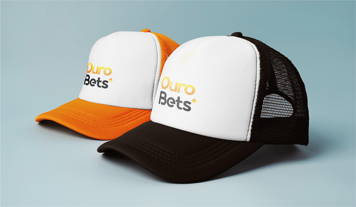 hat, fashion accessory cap bone aplicação mockup apostas lottery loterias apostas lotericas bet logo