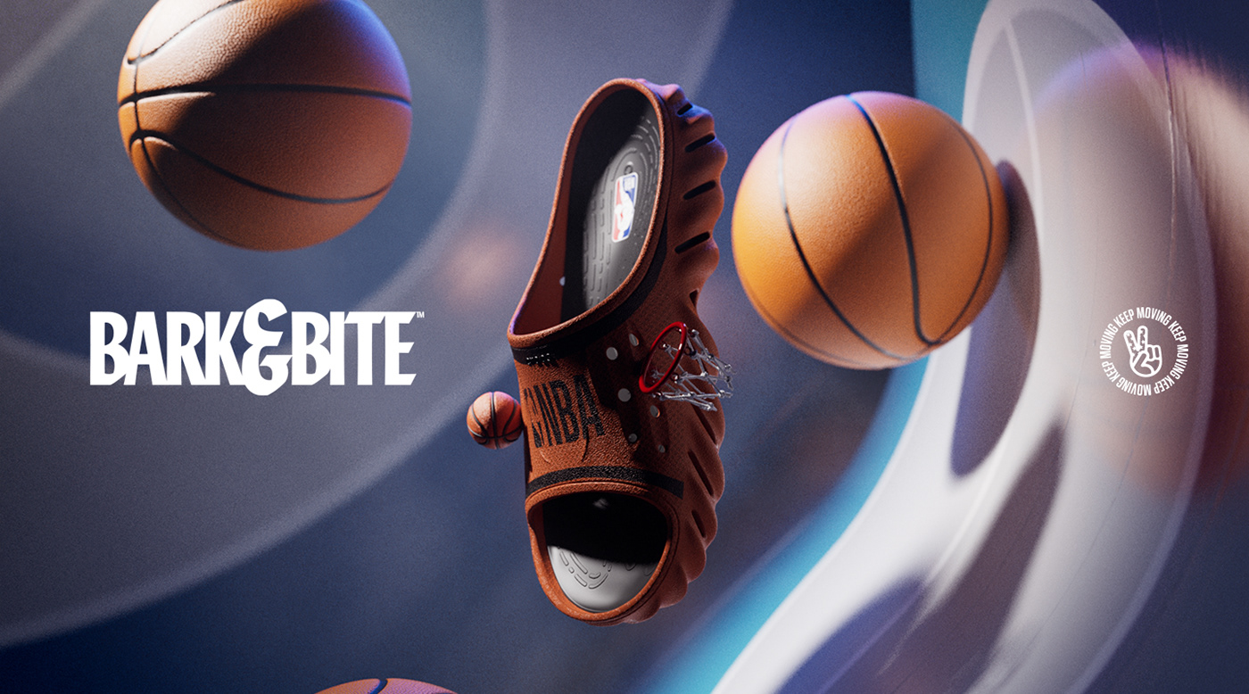 basketball NBA Crocs motion design Render 3D 3d motion animation  motion graphics  CGI