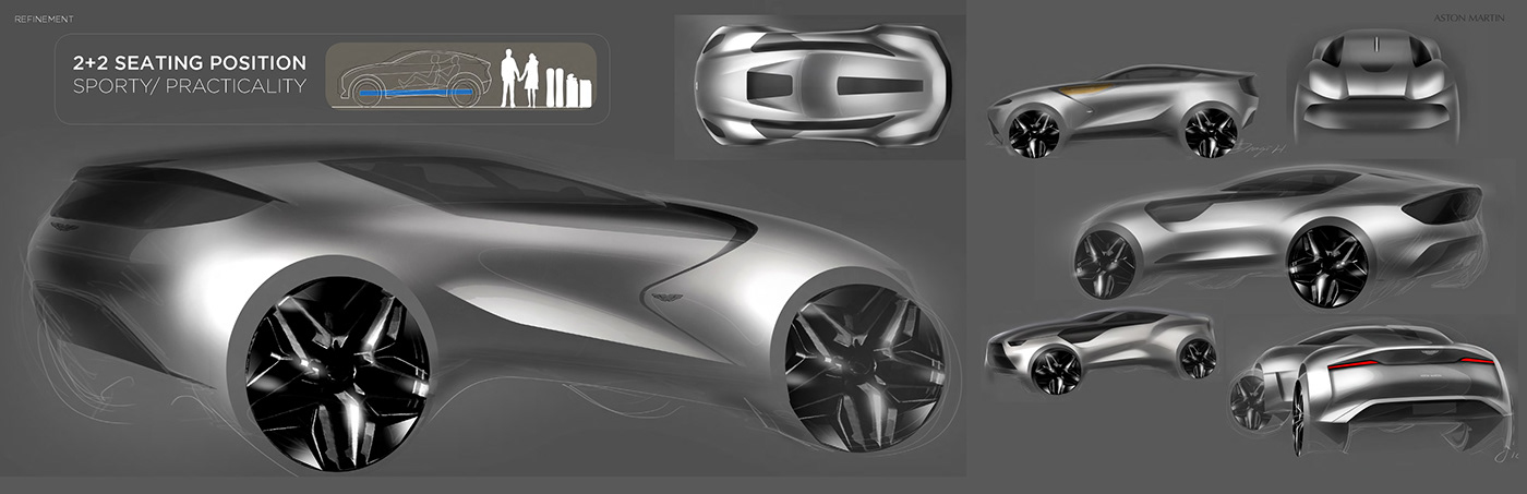 3D astonmartin cardesign concept conceptcar ev