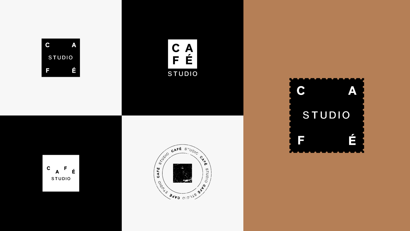 Brand Design pack design packing coffe Minimalism visual identity cafe studio cafe