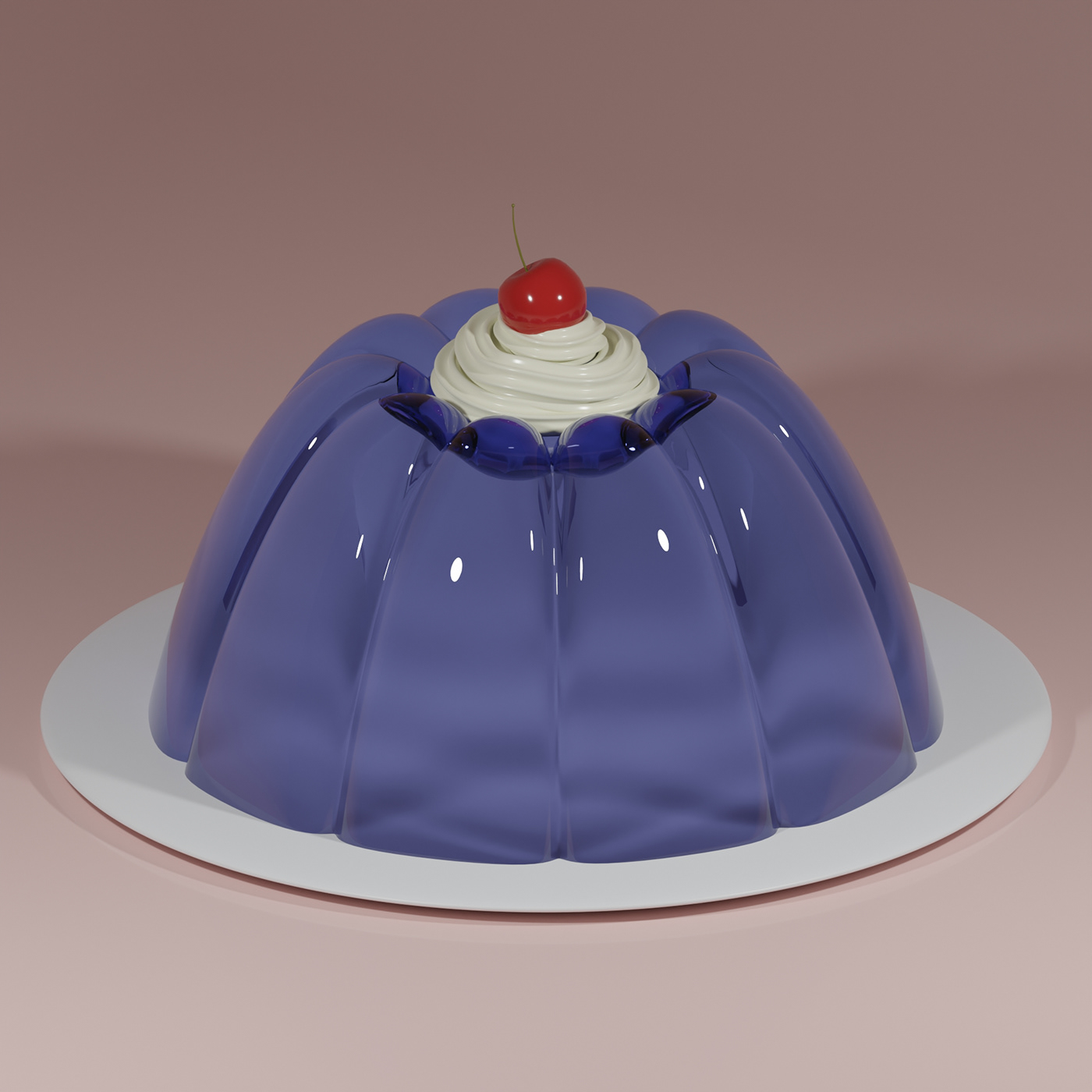 jello jelly Food  3D blender3d blender Digital Art  CGI