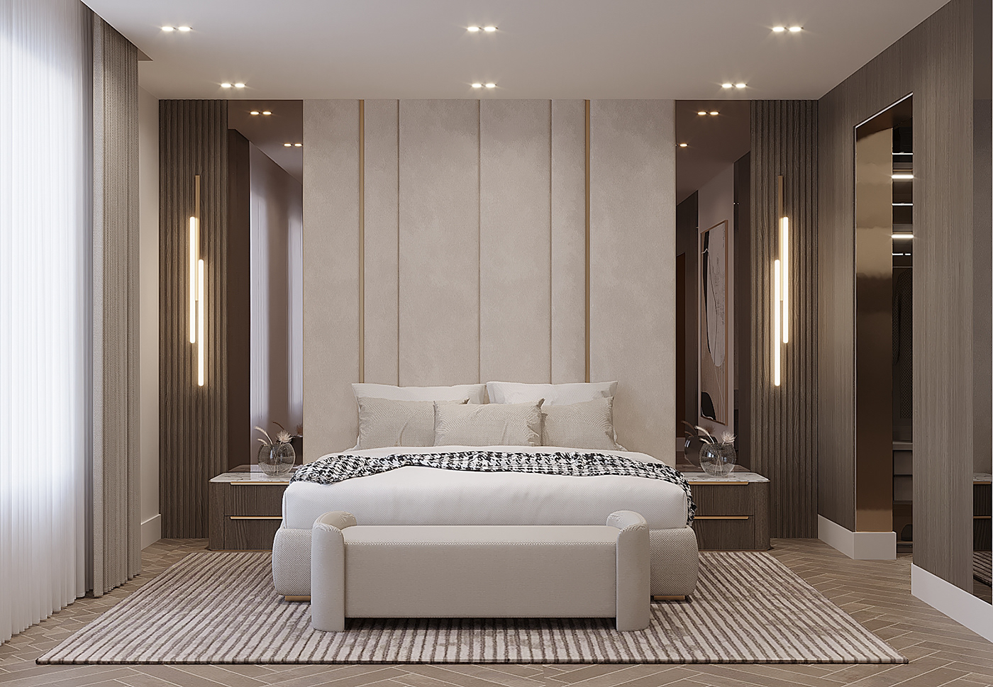 indoor interior design  architecture Render visualization 3D modern 3ds max corona design