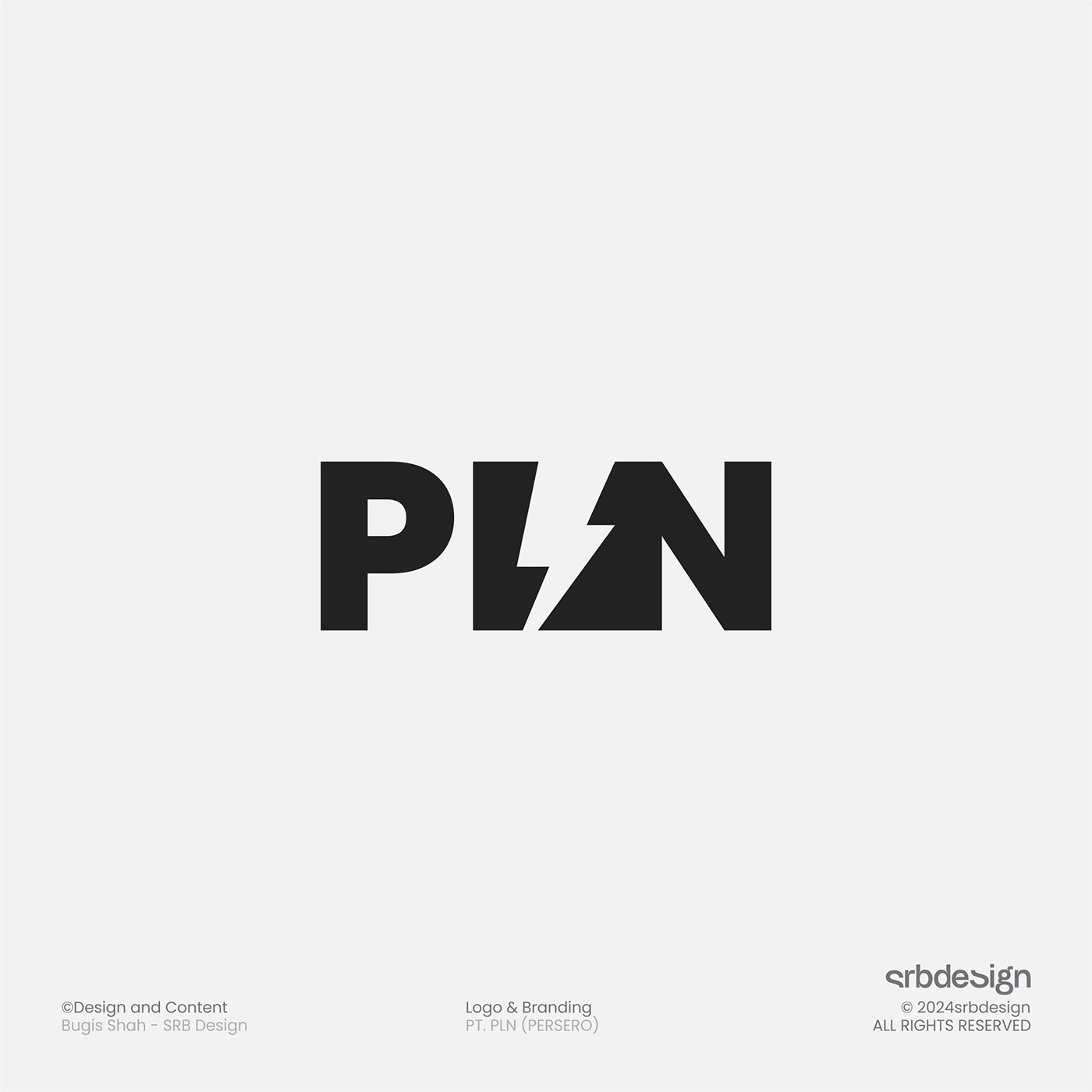 PLN indonesia jakarta brand identity Logo Design Graphic Designer Brand Design logo