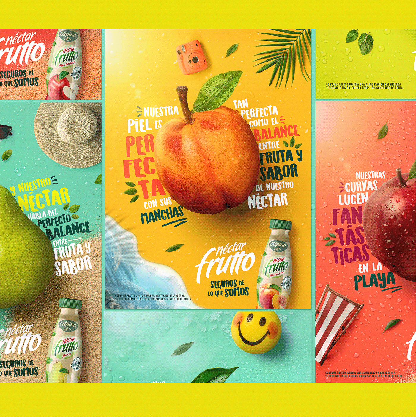 ads Advertising  campaign design Food  fresh Fruit Photography  photoshop poster