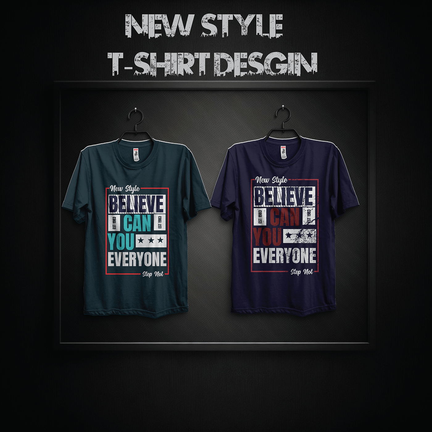 Tshirt Design adobe illustrator Graphic Designer marketing   trypography t-shirt
