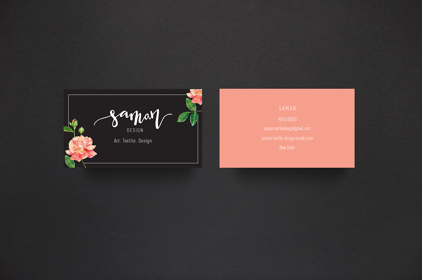 visiting card branding  design Layout graphic type textiledesigner art stationary Calligraphy  