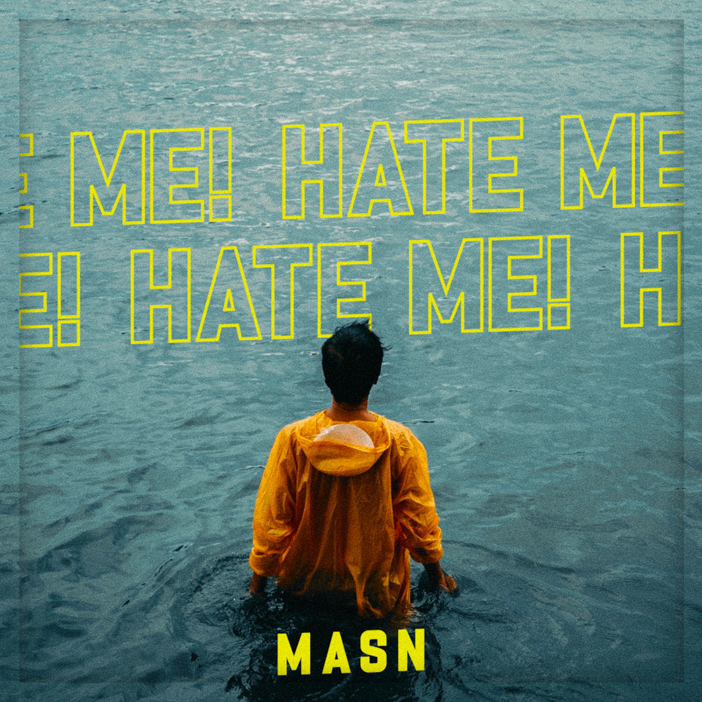 This is an alternative album cover design for the song "Hate Me!" by MASN.