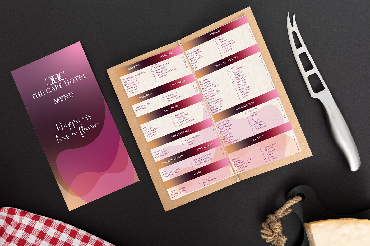 Food  foodbranding HOTELMENU identity menu Menu Card menu design menus restaurant restaurant menu