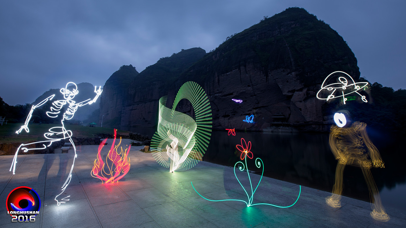 LPWA Long Hu Shan 2016 Light Painting Animation on Behance