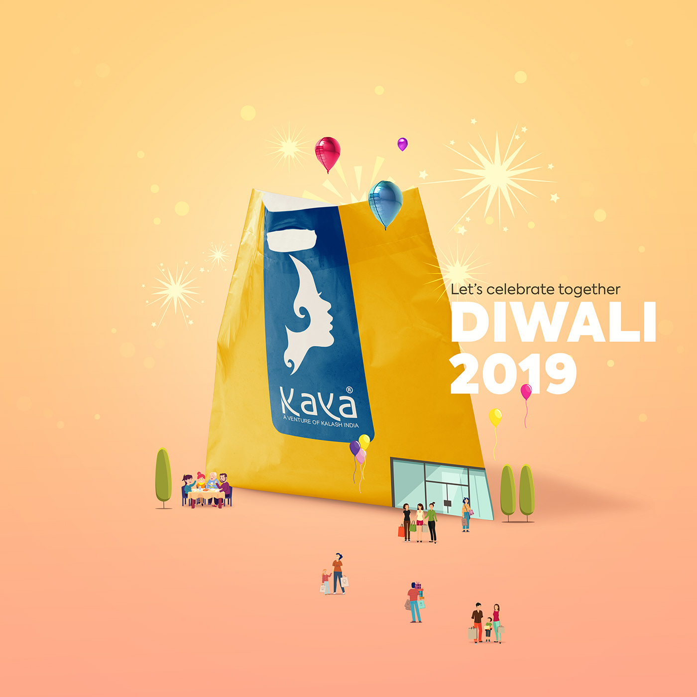 festival Diwali social media greetings Shopping Retail
