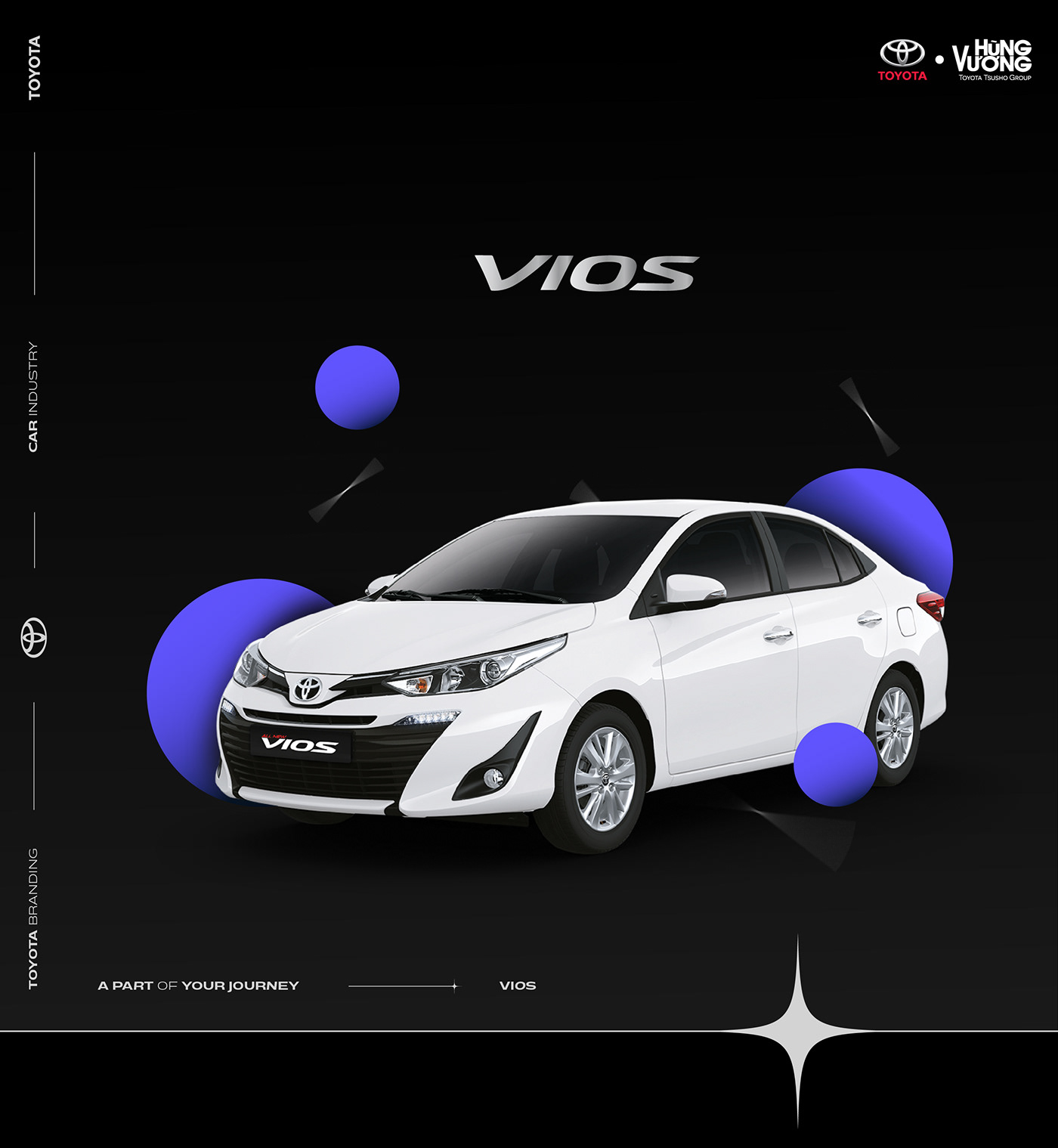 Advertising  branding  car design logo rebranding toyota vietnam