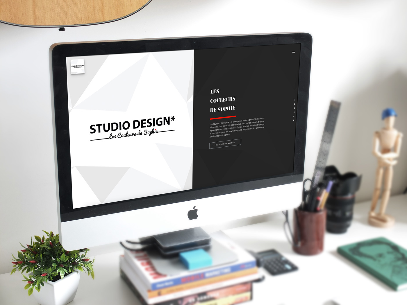 Website creation design graphic digital site internet scroll fluid Vizions agency