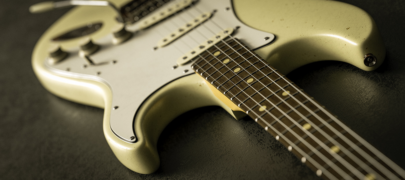 fender guitar CGI photoreal stratocaster