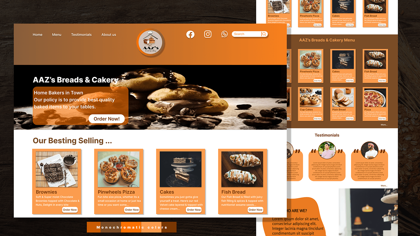 design UI/UX ui design Mobile app Figma Website landing page Web Design  Food 